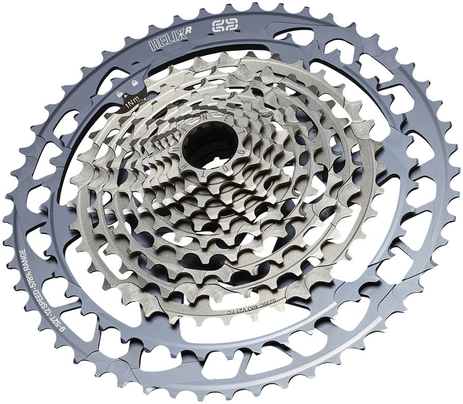 e*thirteen Helix Race Cassette - 12-Speed, 9-52t, Gray