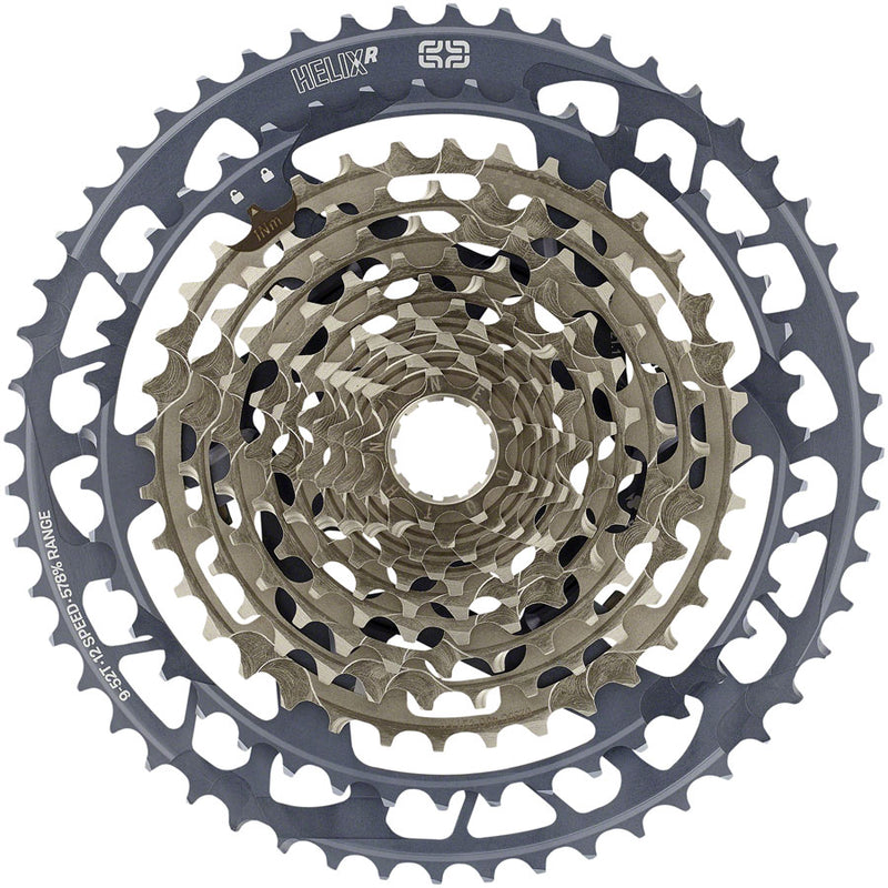 e*thirteen Helix Race Cassette - 12-Speed, 9-52t, Gray