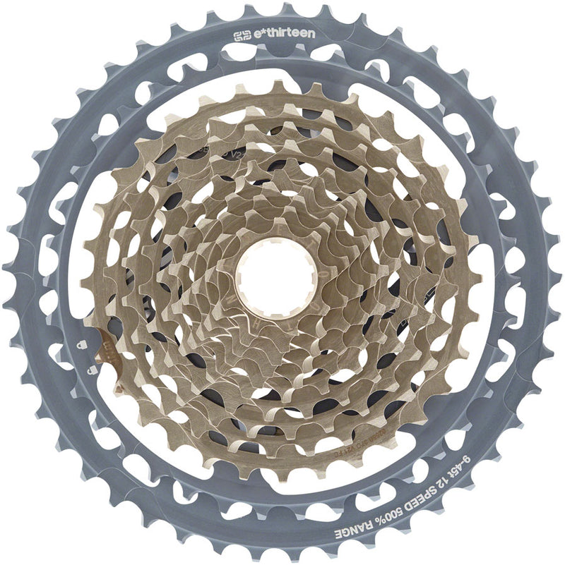 e*thirteen Helix Race Cassette - 12-Speed, 9-45t, Gray