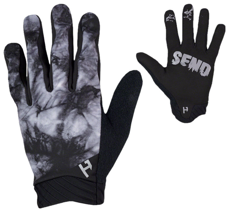 HandUp Cold Weather Gloves - Coal Acid Wash, Full Finger, Small