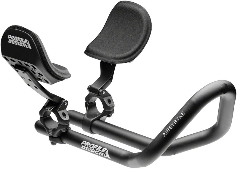 Profile Design Airstryke II Aluminum Aerobar: Ergo Armrest, L2 Flip-Up Bracket, Matte Black