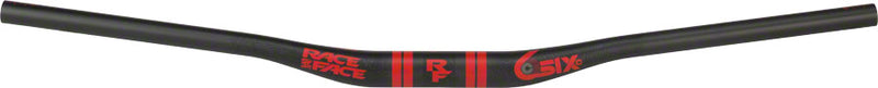 RaceFace SIXC Carbon Riser Handlebar: 35 x 820mm 20mm Rise Red