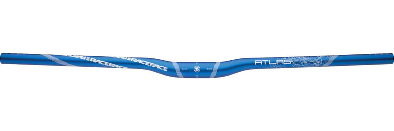 RaceFace Atlas Riser Handlebar, 31.8 x 785mm 1/2" Rise Blue