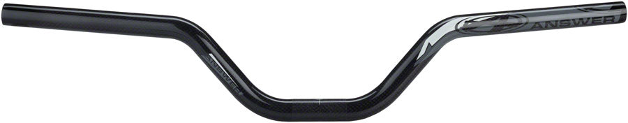 Answer BMX Carbon Micro BMX Handlebar - 2.25", Black