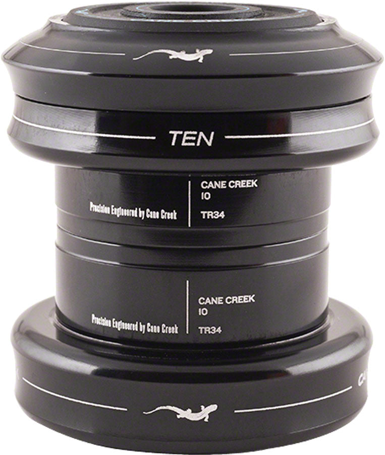 Cane Creek 10 Series Complete Headset, EC34/28.6mm Upper and EC34/30.0mm Lower, Black