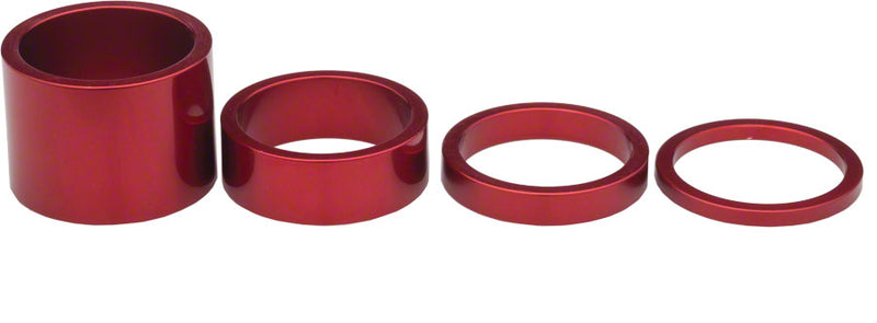 Chris King Headset Spacer Kit, Red