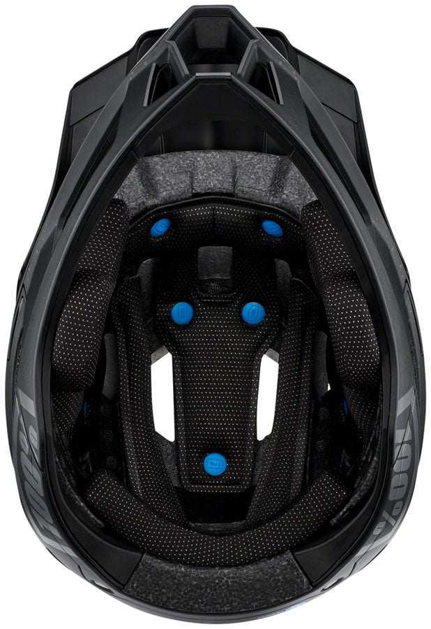 100% Trajecta Full Face Helmet with Fidlock - Black, Small