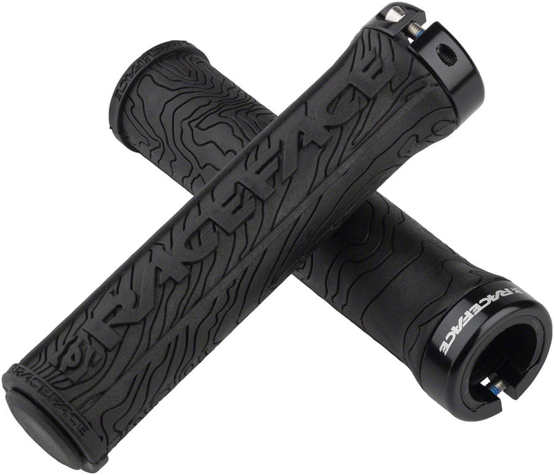 RaceFace Half Nelson Grips - Black, Lock-On