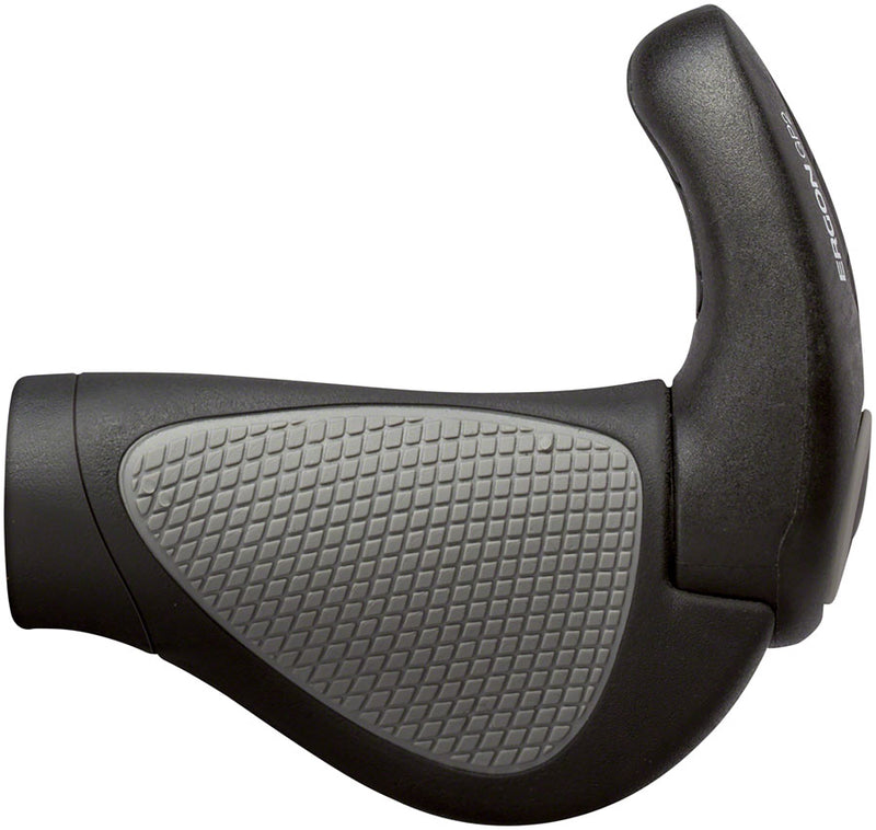 Ergon GP2 Grips - Twistshift, Large, Black/Gray