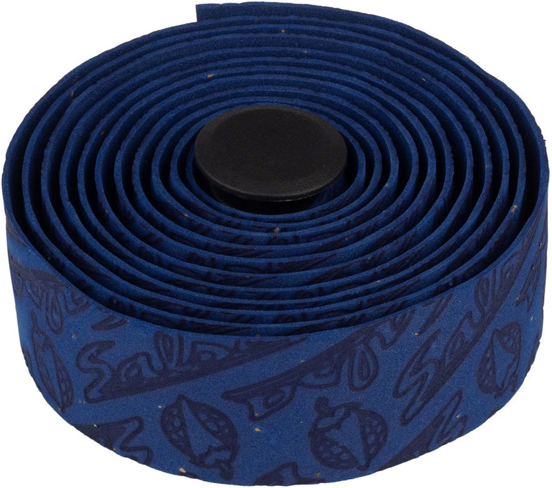 Salsa Gel Cork Bar Tape - Dark Blue