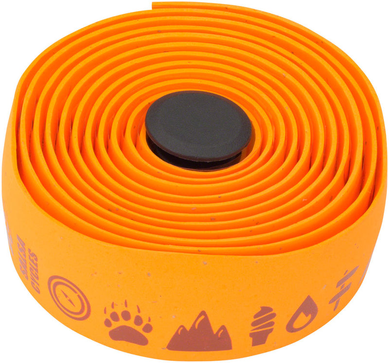 Salsa Glyph Gel Cork Bar Tape - Orange