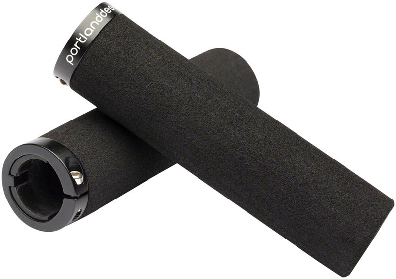 Portland Design Works They're Lock-On Grips - Black Lockring, Black