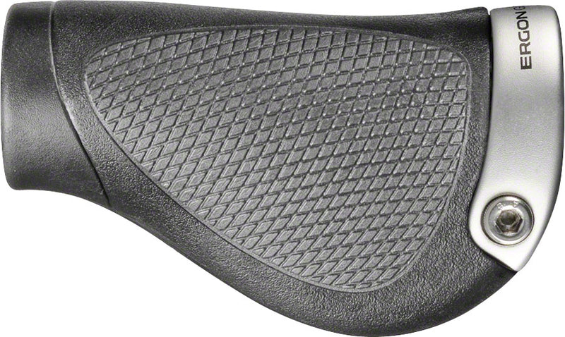 Ergon GP1 Grips - Lock-On, Twistshift, Large, Black/Gray