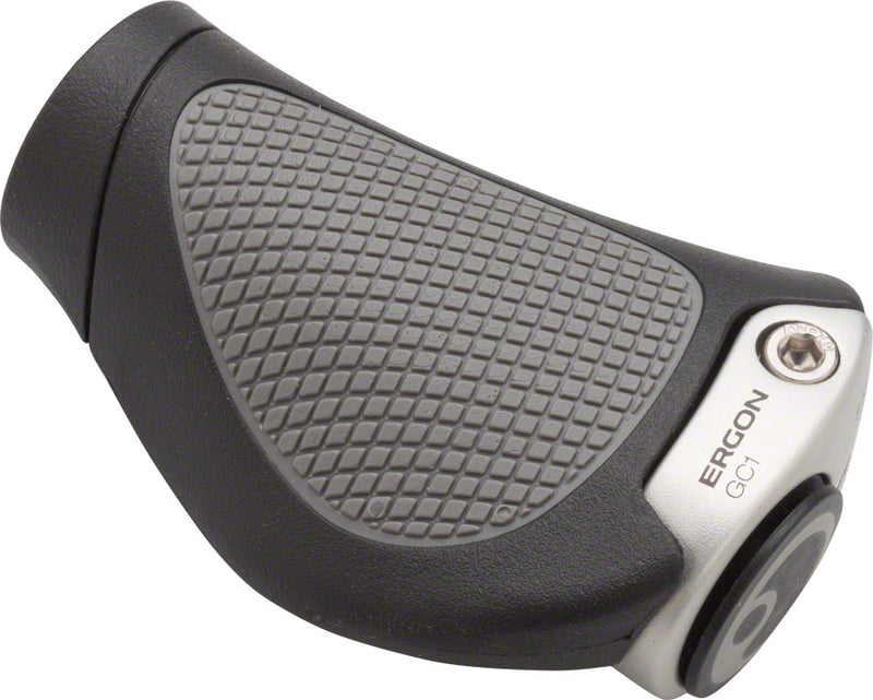 Ergon GC1 Grips - Black/Gray, Lock-On, Rohloff/Nexus