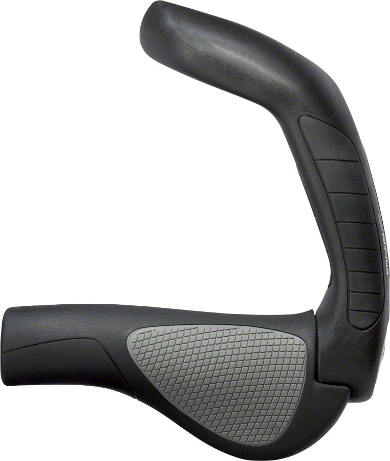 Ergon GP5 Grips - Black/Gray, Lock-On, Large