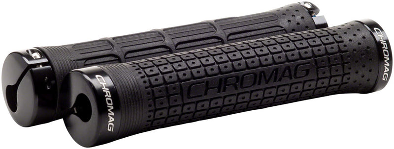 Chromag Clutch Grips - Black, Lock-On