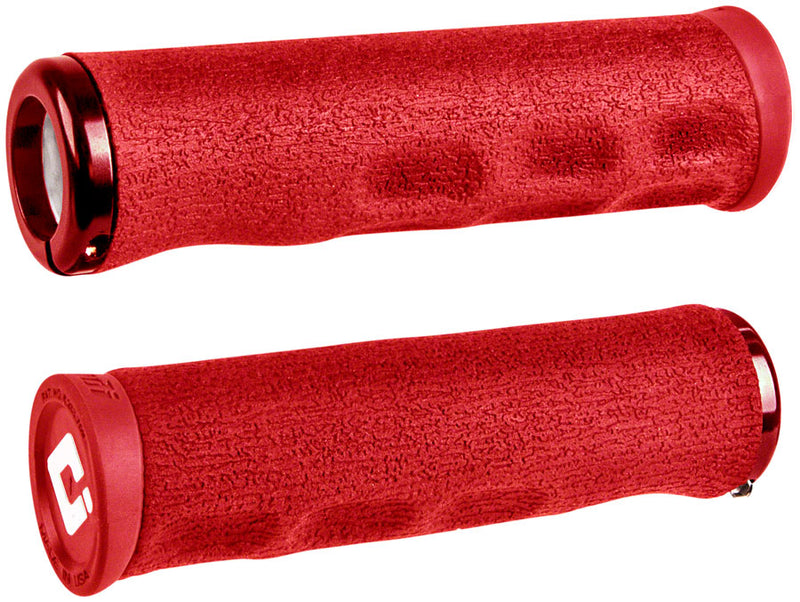 ODI Dread Lock Grips - Red, Lock-On