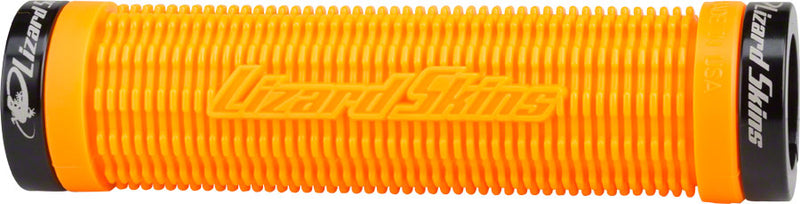 Lizard Skins Charger Grips - Tangerine, Lock-On