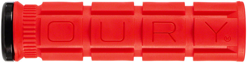 Oury Single-Sided V2 Lock-On Grips - Candy Red