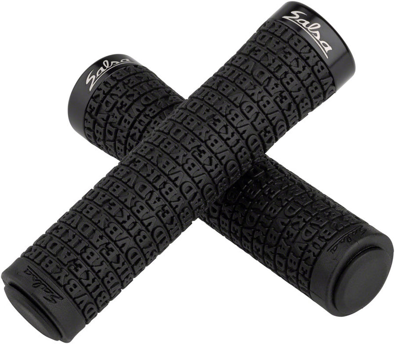 Salsa Backcountry Lock-On Grips - Black, Lock-On