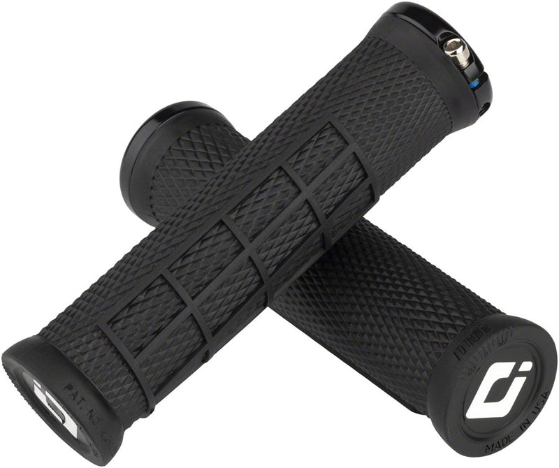 ODI Elite Flow Grips - Black, Lock-On