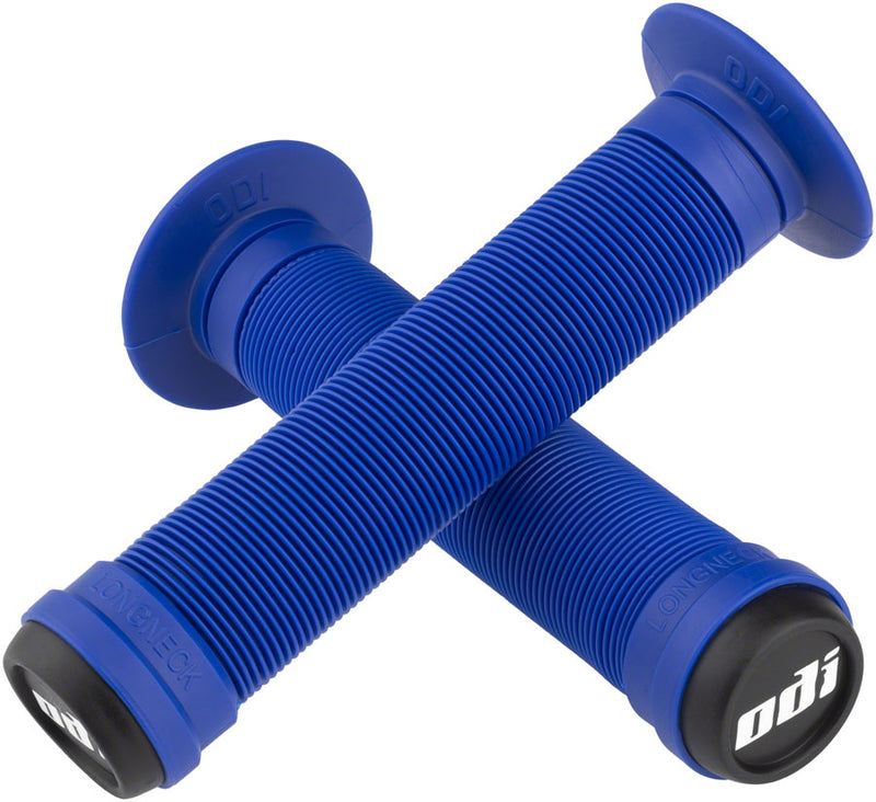 ODI Longneck ST Grips - Blue Flange