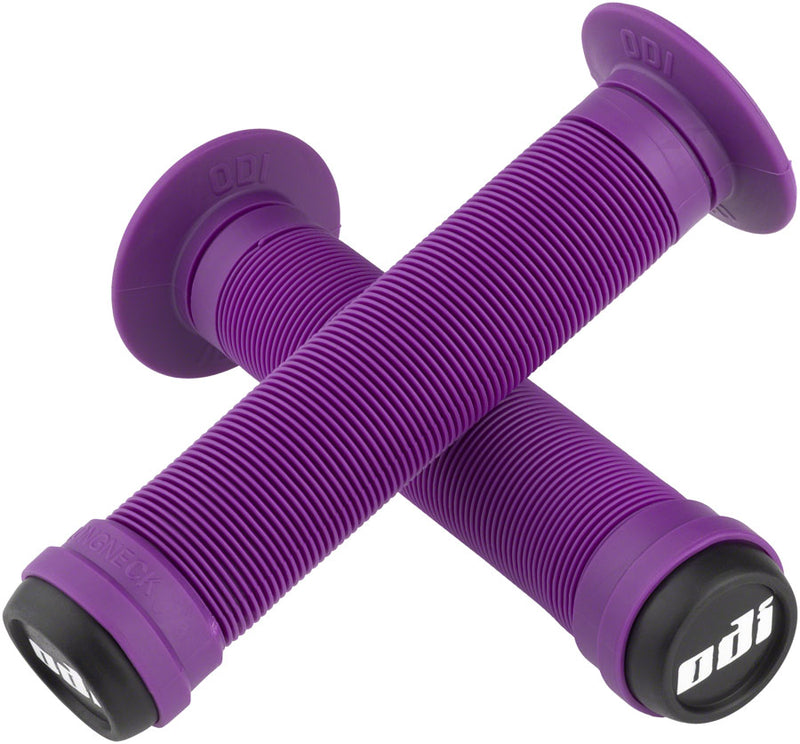 ODI Longneck ST Grips - Purple Flange