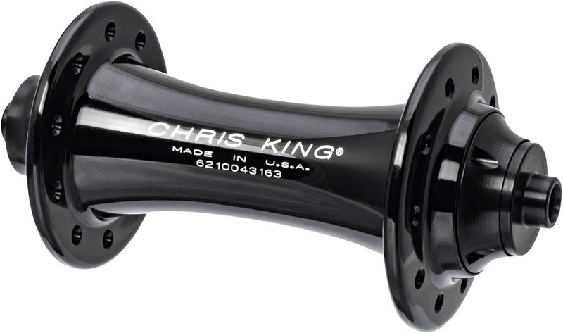 Chris King R45 Front Hub - QR x 100mm, Rim Brake, Black, 28H