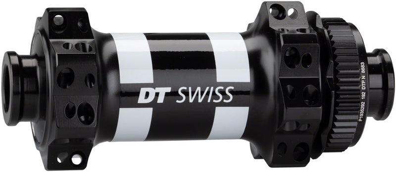 DT Swiss 350 Front Hub - 12 x 100mm, Center-Lock, Black, 28h, Straight Pull