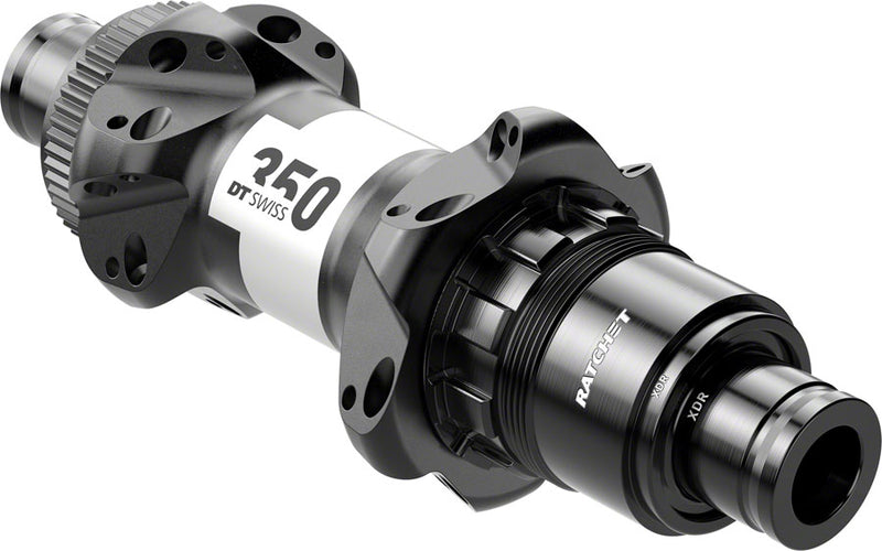 DT Swiss 350 Rear Hub - 12 x 142mm, Center-Lock, XDR, Black, 24H, Straightpull, 36pt