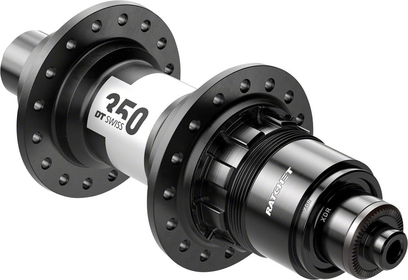 DT Swiss 350 Rear Hub - QR x 130mm, Rim Brake, XDR, Black, 24H, 36pt