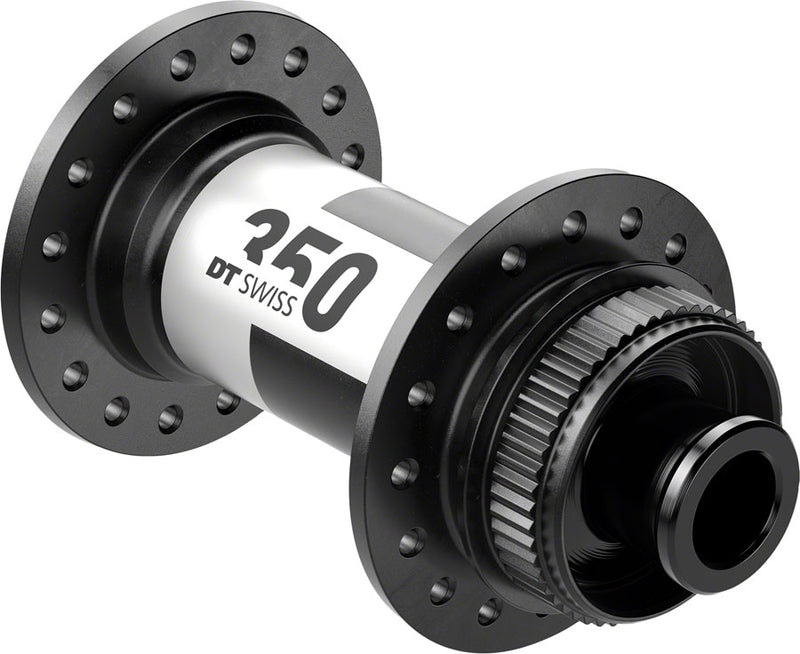 DT Swiss 350 Front Hub - 12 x 100mm, Center-Lock, Black, 28H