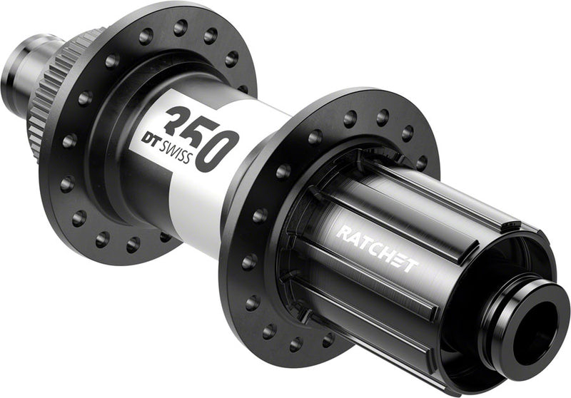 DT Swiss 350 Rear Hub - 12 x 142mm, Center-Lock, HG11 Road, Black, 28H, 36pt