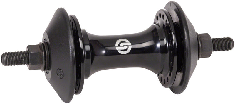 Salt EX Front Hub - 3/8", Sealed Bearing, 36H, Black