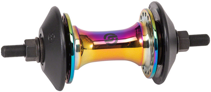 Salt EX Front Hub - 3/8", Sealed Bearing, 36H, Oilslick