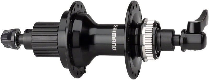 Shimano FH-MT500 Rear Hub - QR x 135mm, Center-Lock, Micro Spline, Black, 32H