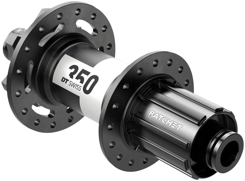 DT Swiss 350 Rear Hub - 12 x 142mm, 6-Bolt, HG11 MTN, Black, 28H, 36pt