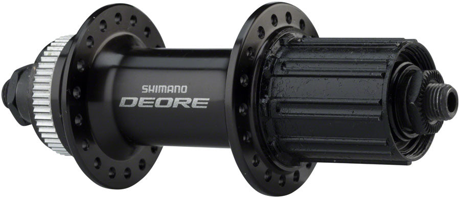 Shimano Deore M6000 Rear Hub - QR x 135mm Center-Lock HG10 Black 36H