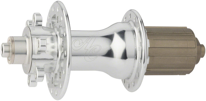 All-City Go-Devil Rear Hub - QR x 135mm/12 x 142mm, 6-Bolt, HG 11 Road, Silver, 28H