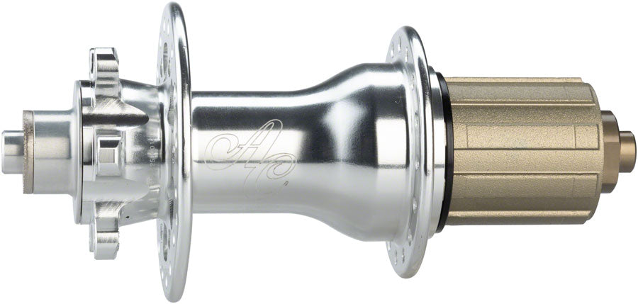 All-City Go-Devil Rear Hub - QR x 135mm/12 x 142mm, 6-Bolt, HG 11 Road, Silver, 32H