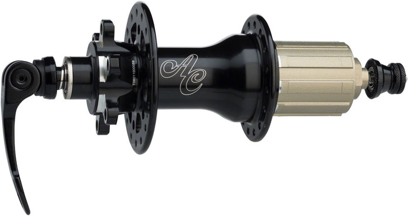 All-City Go-Devil Rear Hub - QR x 135mm/12 x 142mm, 6-Bolt, HG 11 Road, Black, 32H