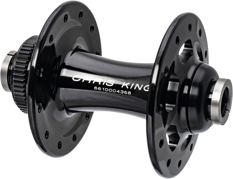 Chris King R45D Front Hub - 12 x 100mm, Center-Lock, Black, 28H