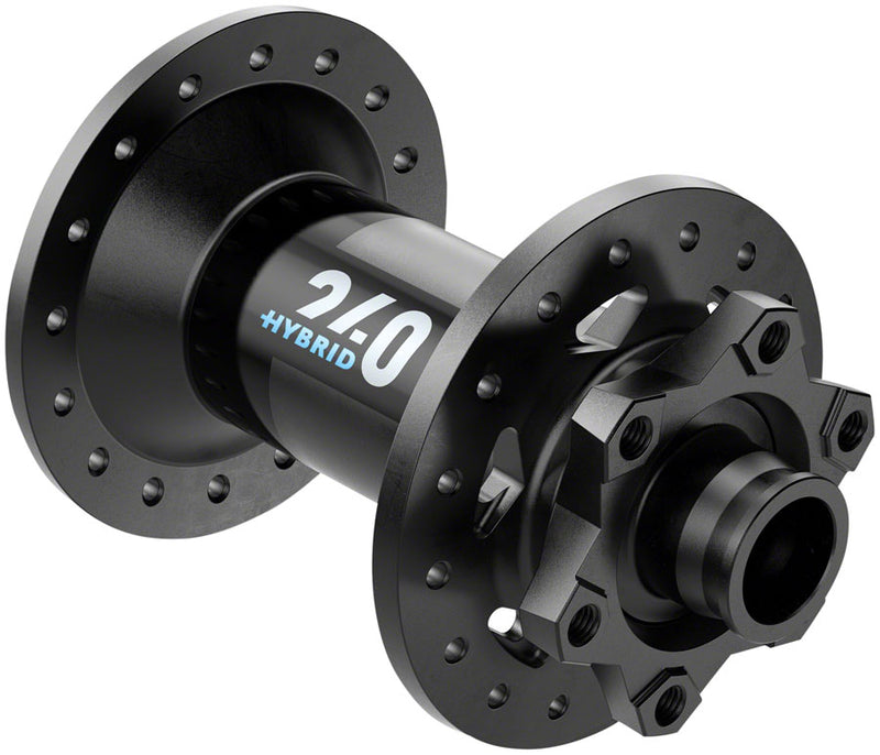 DT Swiss 240 Hybrid Front Hub - 15 x 110mm 6-Bolt Black 32h