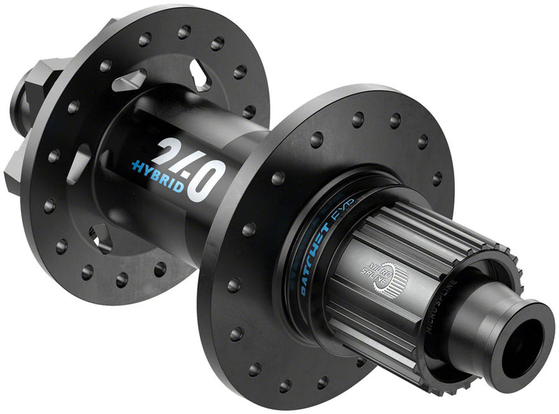 DT Swiss 240 Hybrid Rear Hub - 12 x 148mm 6-Bolt Micro Spline Black 36h 30pt