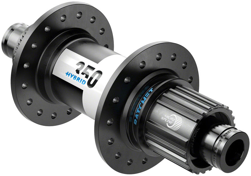 DT Swiss 350 Hybrid Rear Hub - 12 x 148mm Center-Lock Micro Spline BLK 32h 24pt