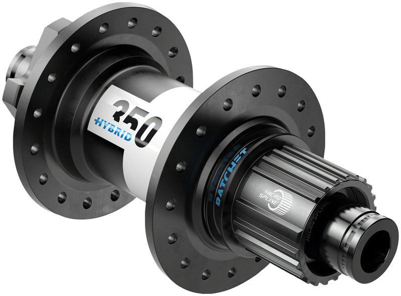 DT Swiss 350 Hybrid Rear Hub - 12 x 148mm 6-Bolt Micro Spline Black 32h 24pt