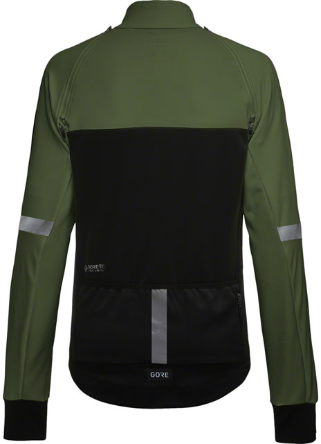 GORE Phantom Jacket - Black/Green, Women's, Large-1