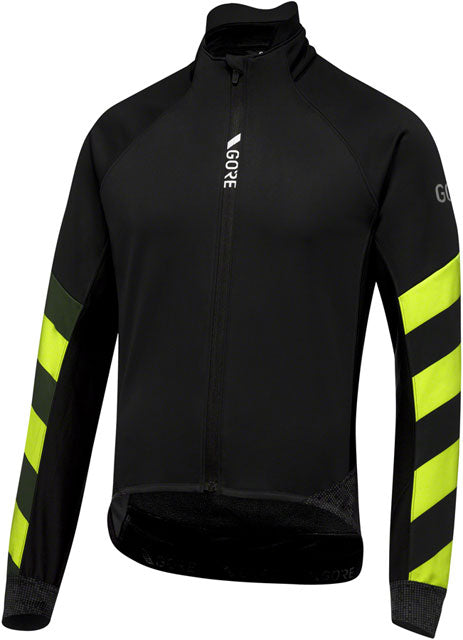 GORE C5 GORE-TEX Infinium Signal Thermo Jacket - Black/Yellow, Men's, Medium-0