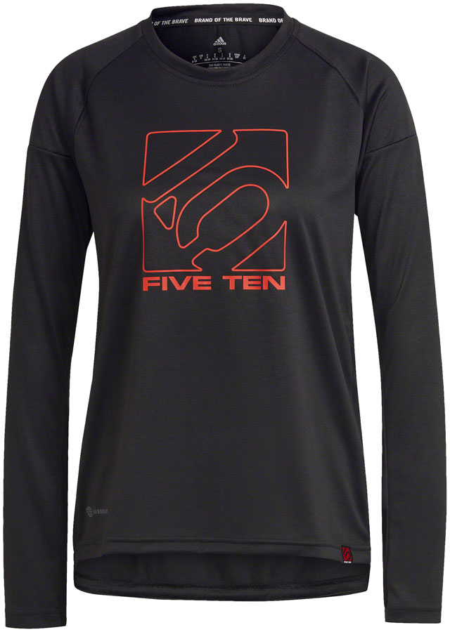 Five Ten Long Sleeve Jersey - Black Womens X-Large