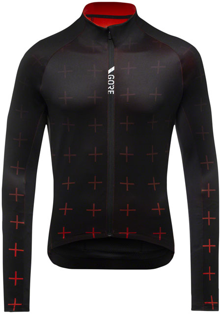 GORE C5 Thermo Jersey - Black/Fireball, Men's, X-Large-0